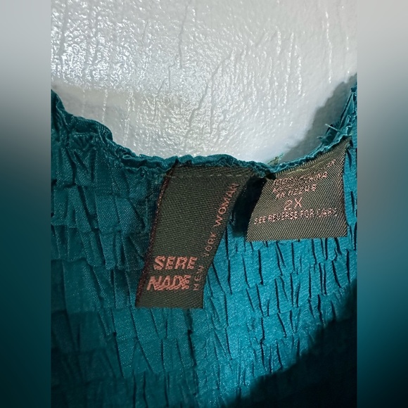 Teal sleeveless blouse - Picture 5 of 5